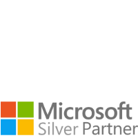 Bild mit Microsoftlogo und dem Zusatz Silver Partner